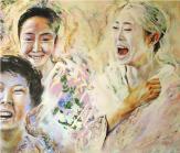 Laughing Geishas - 122 x 140 - 2010